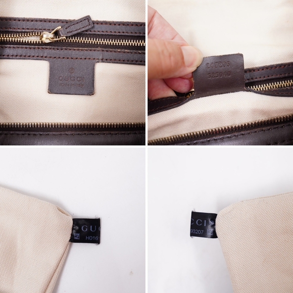 BA04❤️ Gucci GG Monogram Web Boston Bag - Picture 13 of 15